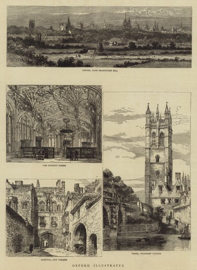 Oxford Illustrated by Henry William Brewer